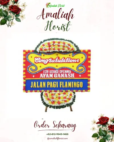 Bunga Papan Congratulation di Yehembang Kauh